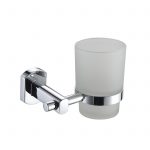 Wall Mounted Rust Proof Polished Chrome “Admiralty” Toothbrush Holder / Tumbler