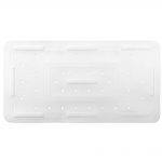 White “Comfy” Padded Rubber Anti / Non Slip Bath Mat