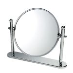 3 x Magnification Chrome on Brass “Omega” Vanity Mirror