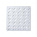 White “Sola” Rubber Anti / Non Slip Shower Mat