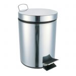 Stainless Steel “Kalix” 3-Litre Bathroom / Kitchen Pedal Bins
