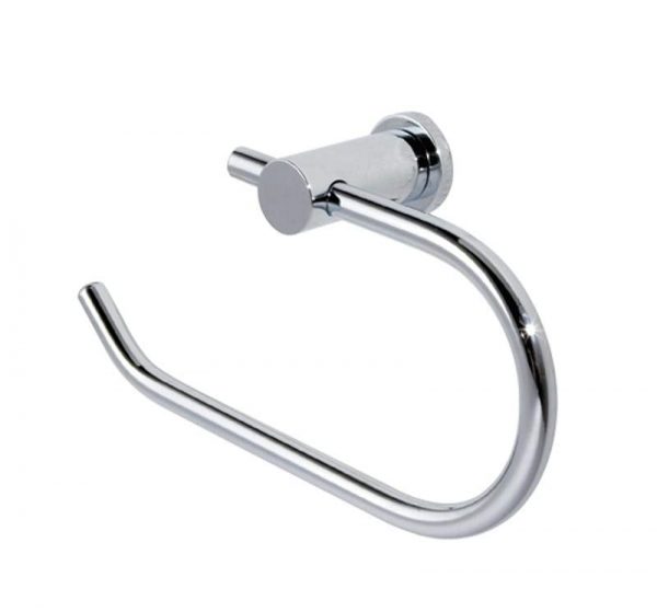 Wall Mounted Rust Proof Chrome “Infinity” Toilet Roll Holder