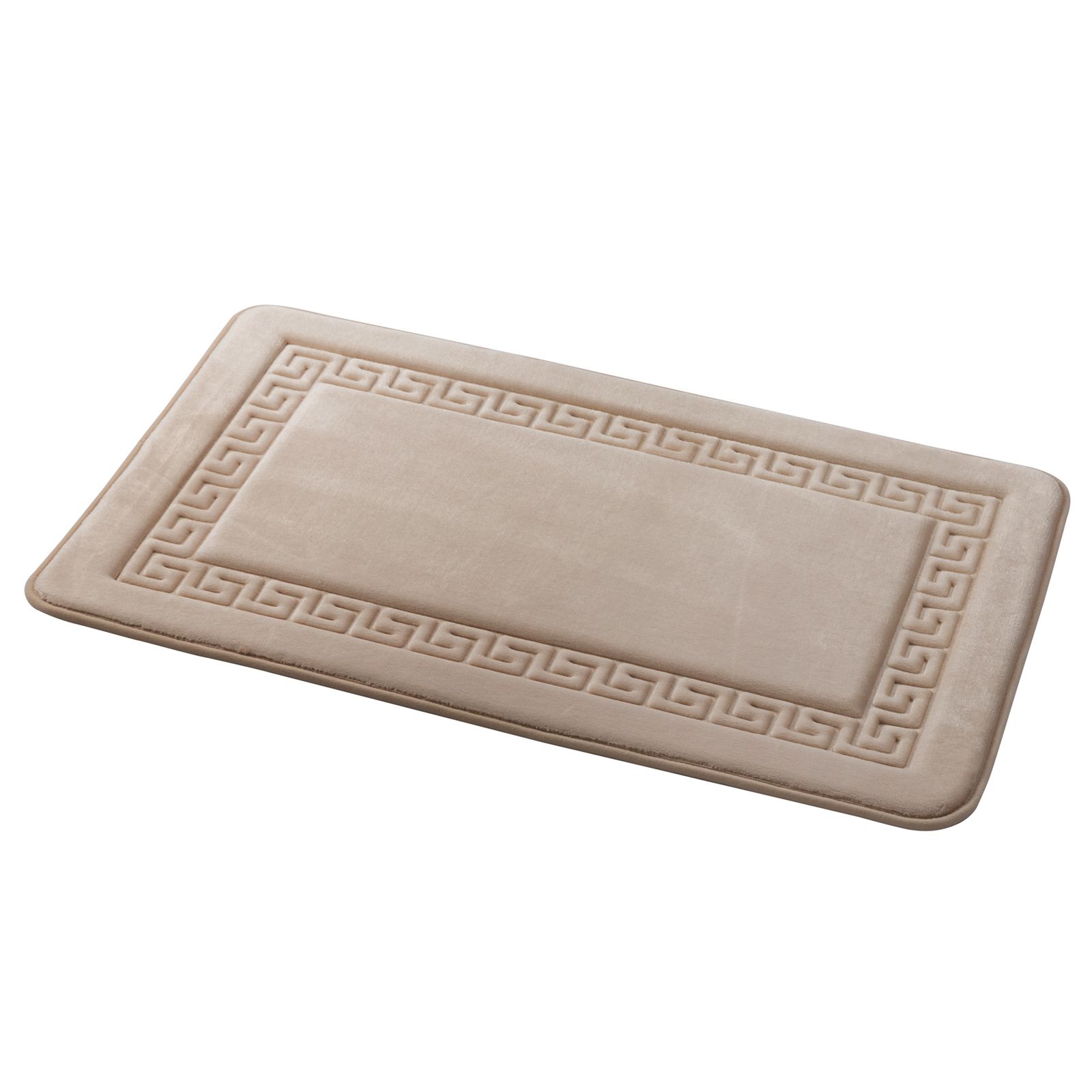 Memory Foam Greek Key Design “Grecian” Bathroom Floor Mats 3 Back2Bath