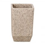 Sand Effect “Metro” Bathroom Tumbler / Toothbrush Holder