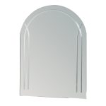 Frameless Diamond Cut Arch “Soho” Bathroom Mirror 60x45cm