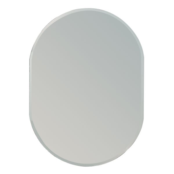 Frameless Oval Bevelled Edge “Lincoln” Large Bathroom Mirror