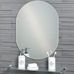 Frameless Oval Bevelled Edge “Lincoln” Large Bathroom Mirror