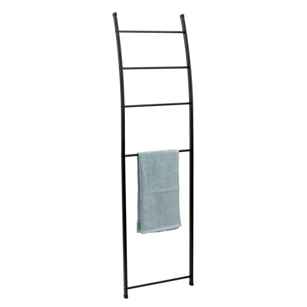 Black “Loft” Towel Rack / Rail Ladder