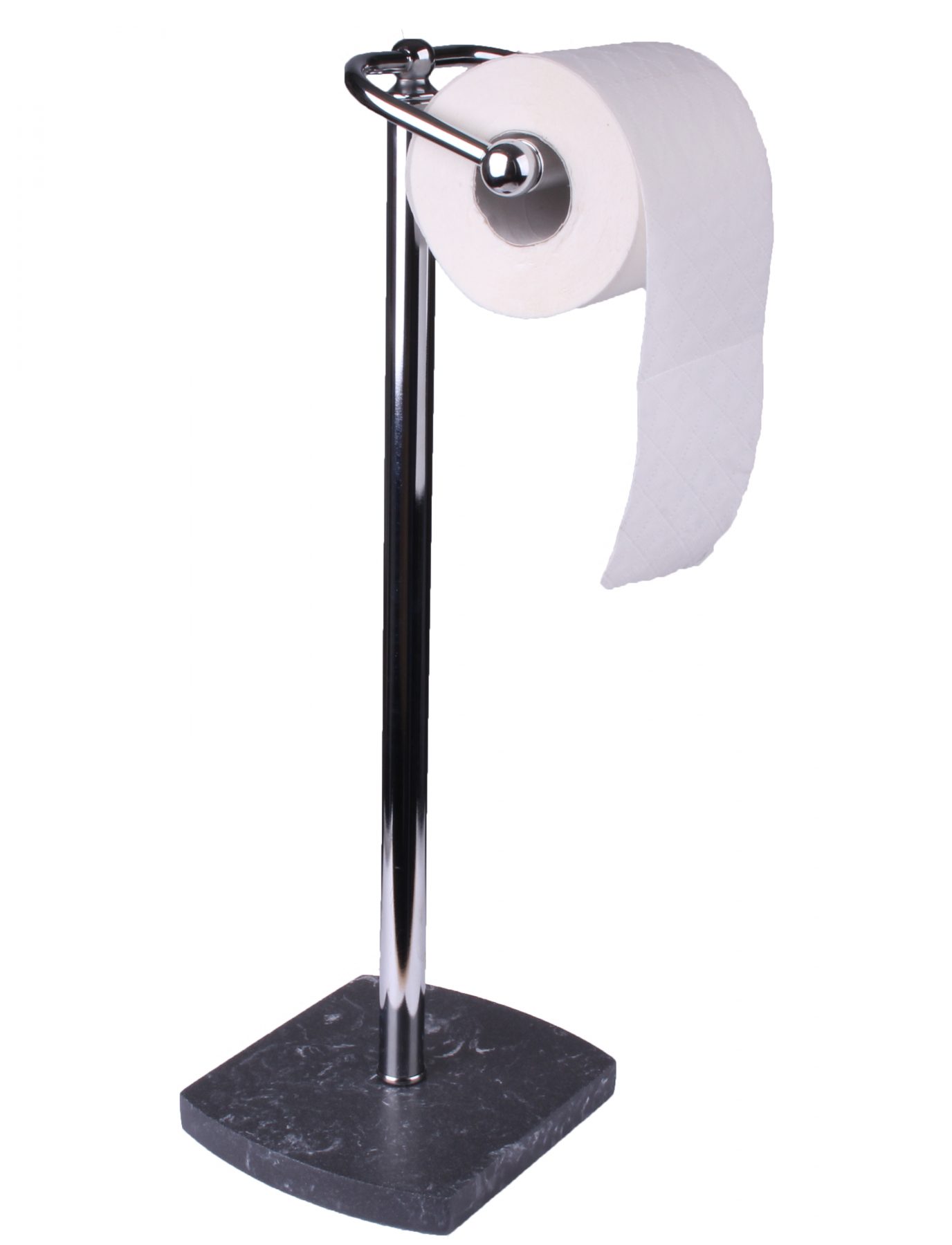 grey toilet roll holder