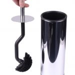 Nexus Curved Toilet Brush and Holder, Mirror Finish