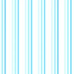“Brighton Rock” Blue Striped Shower Curtain