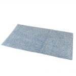 Andora Loop Pile Cotton 80x50cm Bath Mat (Blue)