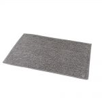 Andora Loop Pile Cotton 80x50cm Bath Mat (Grey)