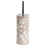 Linen Toilet Brush and Holder