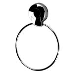 Suctionloc  Towel Ring Chrome