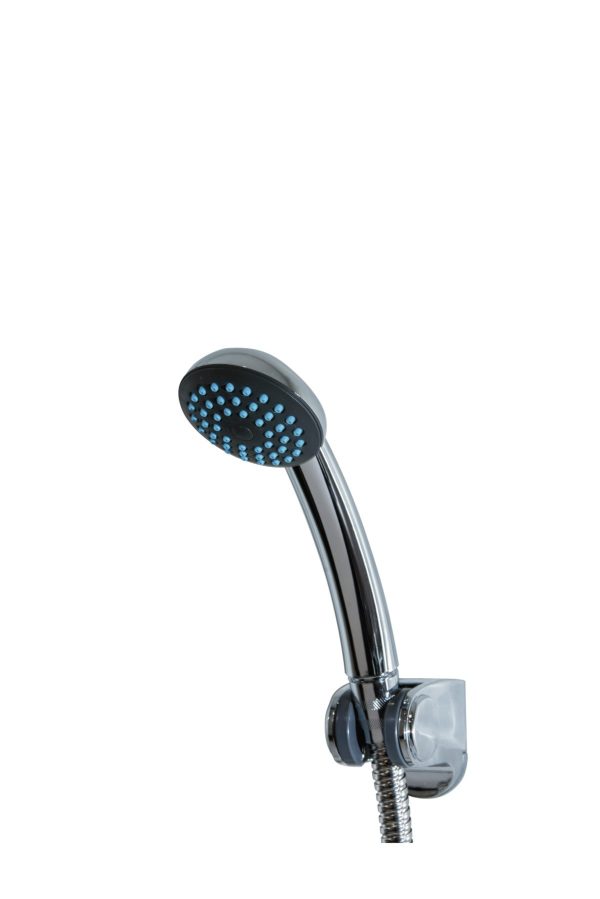 Iso Single Spray Shower Head Handset Chrome