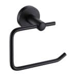 Matt Black Wall Mounted Bathroom Storage Accessory Set Stainless Steel Toilet Roll Holder Modernity