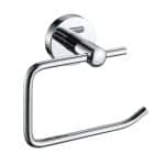 Chrome Wall Mounted Bathroom Storage Accessories Set Polished Silver Toilet Roll Holder Modernity